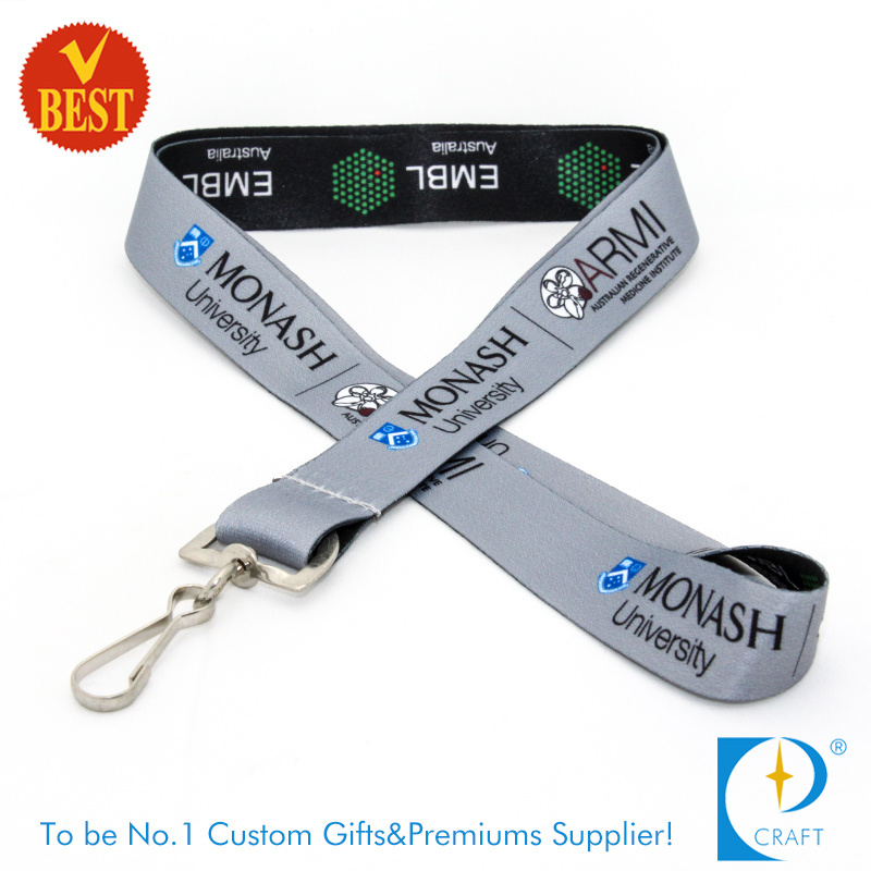 Supply High Quality Two Side Logo Full Color Printed Lanyards with J Hook