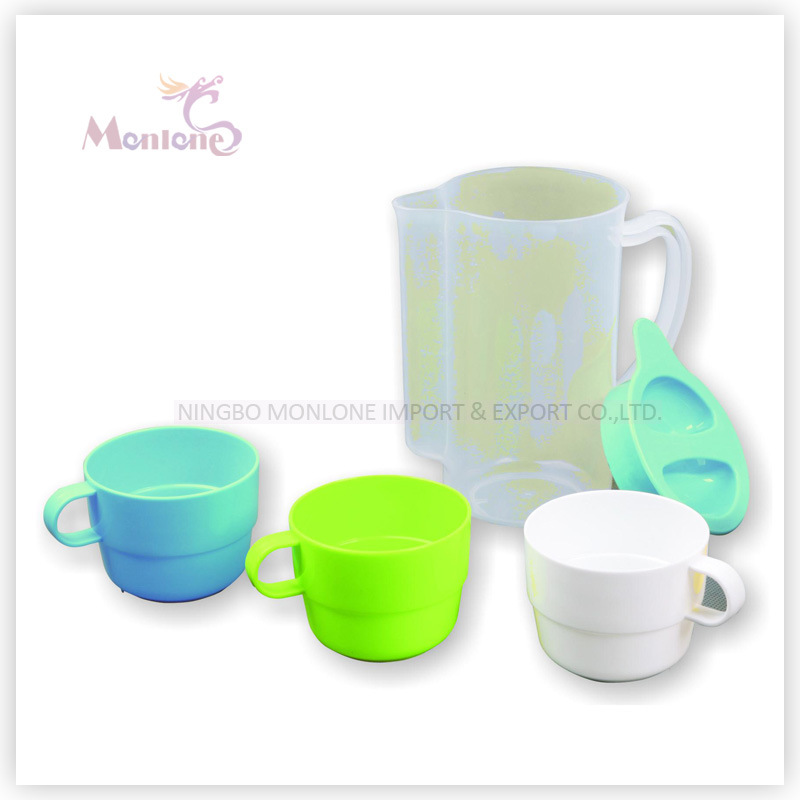 Plastic Water Jug and Cup Set