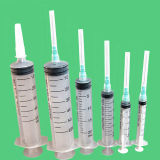 Three Part Luer Lock Disposable Syringe of Medical Equipment