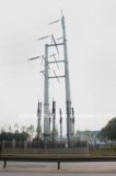Galvanized Steel Electric Power Transmission Tower 132kv