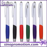 Rubber Grip Colorful Plastic Click Ball Pen for Advertising