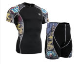 Men's Fashion Printing Compression Fitness Sports Wear / Gym Wear