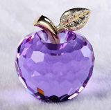 Birthday Gift for Lover Purple Crystal Apple