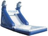 Inflatable Single Dolphin Water Slide (Slide-12)