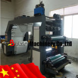 Double Unwinder and Rewinder Flexo Printing Machine for Small Size Shopping Bag