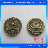 Round Custom Metal Coin Antique Bronze 3D Design Medallion Challenge Metam Copper Medal Badge Coins for Commemorative Gifts, Novelty Copy Coins