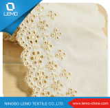 Soft White Cotton Tricot Knitting Lace