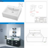 Upc Approved Ceramic Bathroom Vessel Sinks (SN112-037)