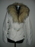 Winter Proof Caot with Fox Fur Collar (F08-602)