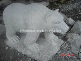 G603 Grey Granite Bear Animal Stone Carving/Animal Sculpture/Animal Statue
