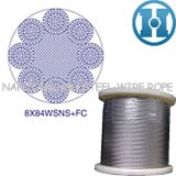 Point Line Contacted Steel Wire Rope (8X84WSNS+FC)