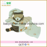 Plush Animal Bear Hand Puppet Toy with Handkerchief