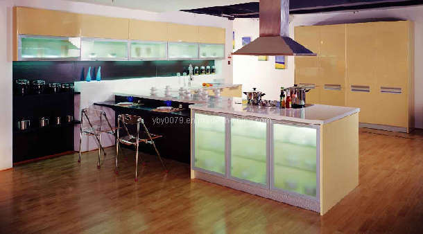 Lacquer Kitchen Cabinet (007)