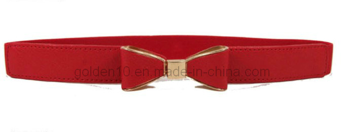 Fashion Ladeis Garment Elastic Bow Belt