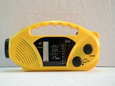 FM88-108kHz Dynamo Solar Panel FM Radio