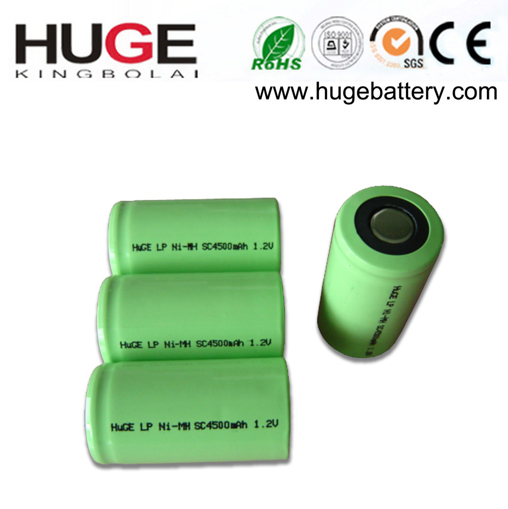 1.2V Sc 4500mAh Ni-MH Rechargeable Battery (SC)