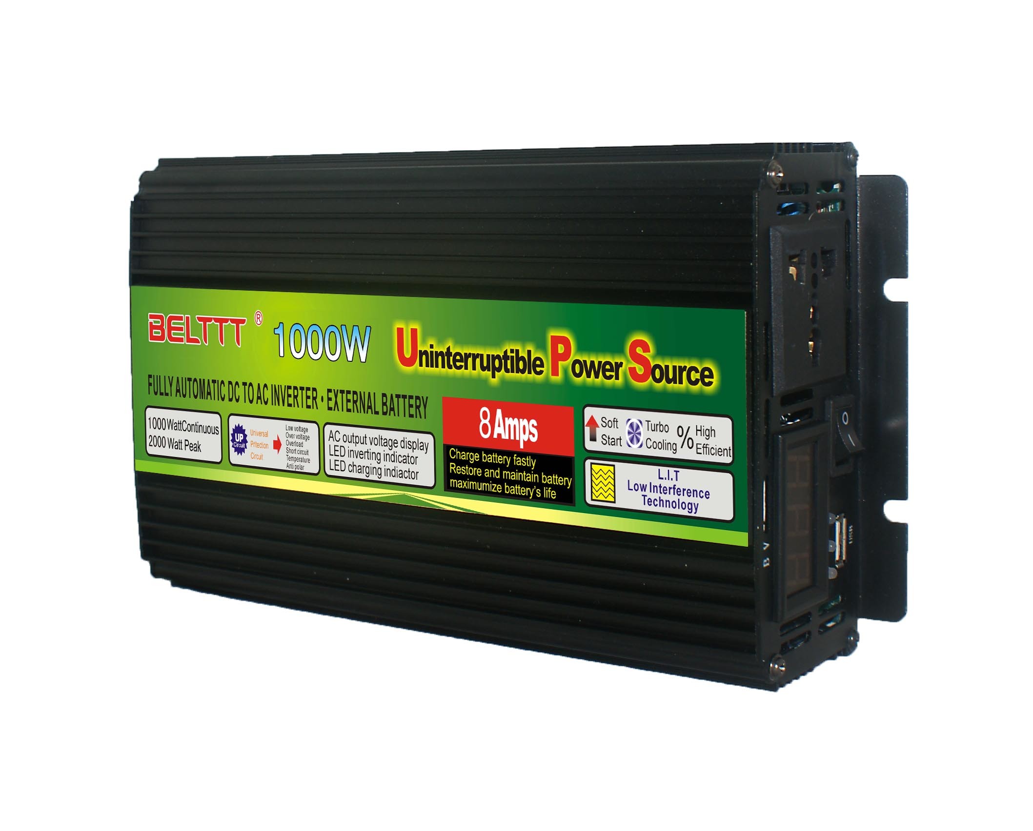 on Sale! 1000W UPS Inverter with Peak Power 2000W for African Market, Home Use Inverter 1000W