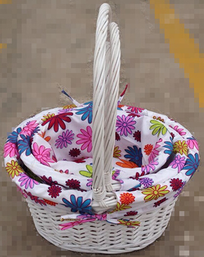 2015 New Easter Colourful Wicker Gift Baskets