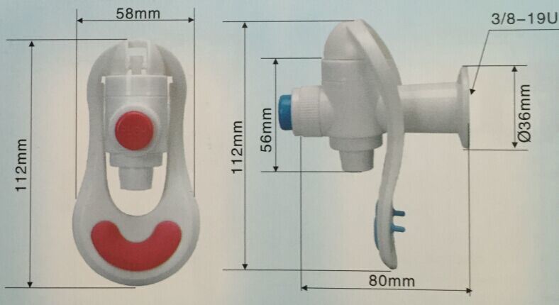 Plastic Tap Safety for Children with Safety Lock