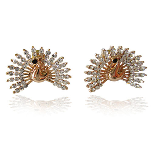 Fashion Jewellery-Peacock Earrings (E12455)