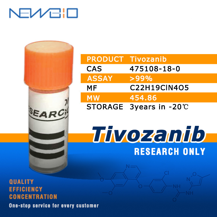 (CAS: 475108-18-0) Best Selling Small Molecular API Tivozanib