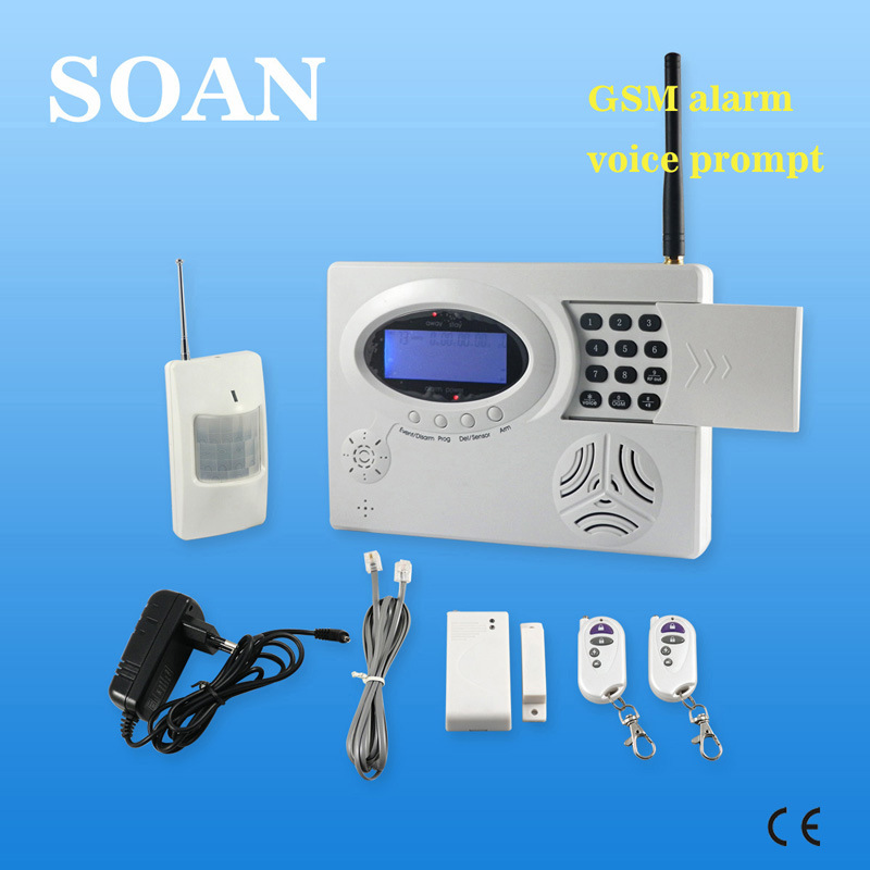 Wired Wireless LCD Display Home Burglar Alarm System (SN5800)