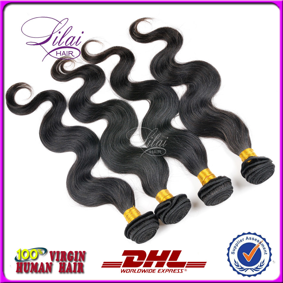 Weaving Hair Extension/Lilai Hair Products Virgin Brazilian Human Hair