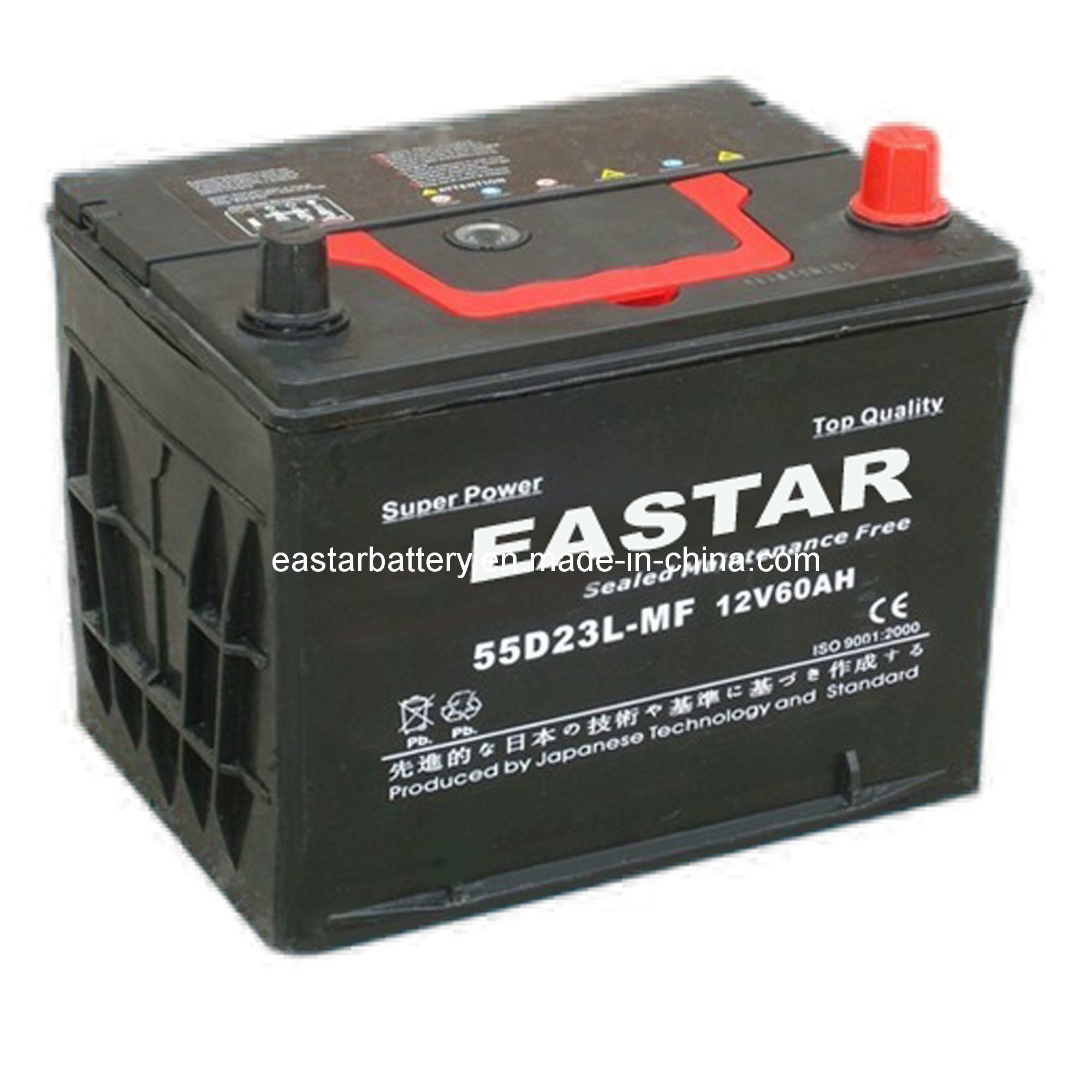 Maintenance Free Battery for Car 70ah (55D23L)