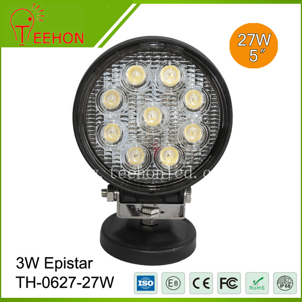 Portable 27W LED Work Light for off-Road Vehicles