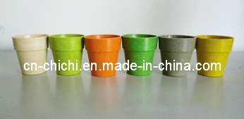 Flower/Plant Pot/Bamboo Fiber/Plant Fiber/Vase/Garden/Promotional Gifts/Home Decoration/Garden Decorations/Natural Bamboo Fiber Biodegradable Pots (ZC-F20001)