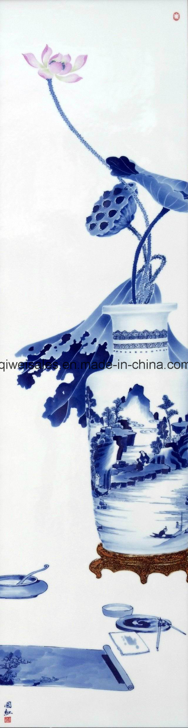 Jingdezhen Porcelain Art Vase or Dinner Set (QW-4759)