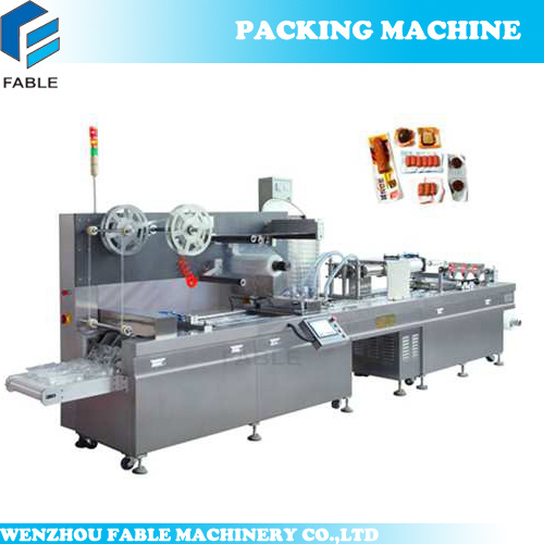 Coffee Capsule China Food Tray Packing Machinery with Map (FB-520)