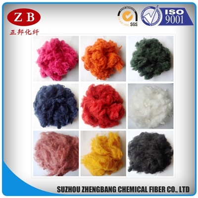 Solid Recycled Polyester Staple Fiber
