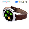 Round Smart Watch with Bluetooth Push Sycn Message