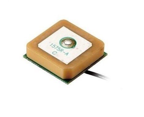 GPS Patch Antenna with 1575.42 ± 3MHz Center Frequency, RF1.13 Cable, Rhcp Polarization Type