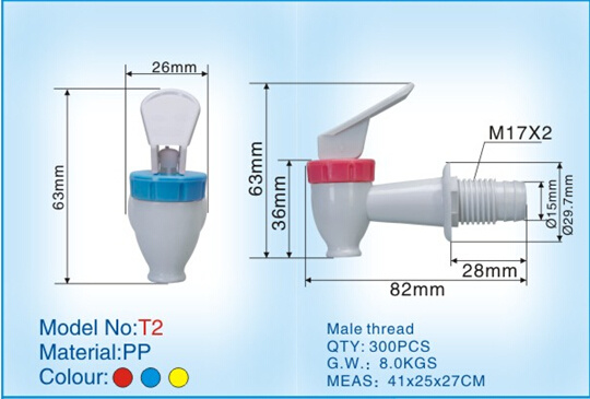 Water Filter Dispenser Plastic Tap T2