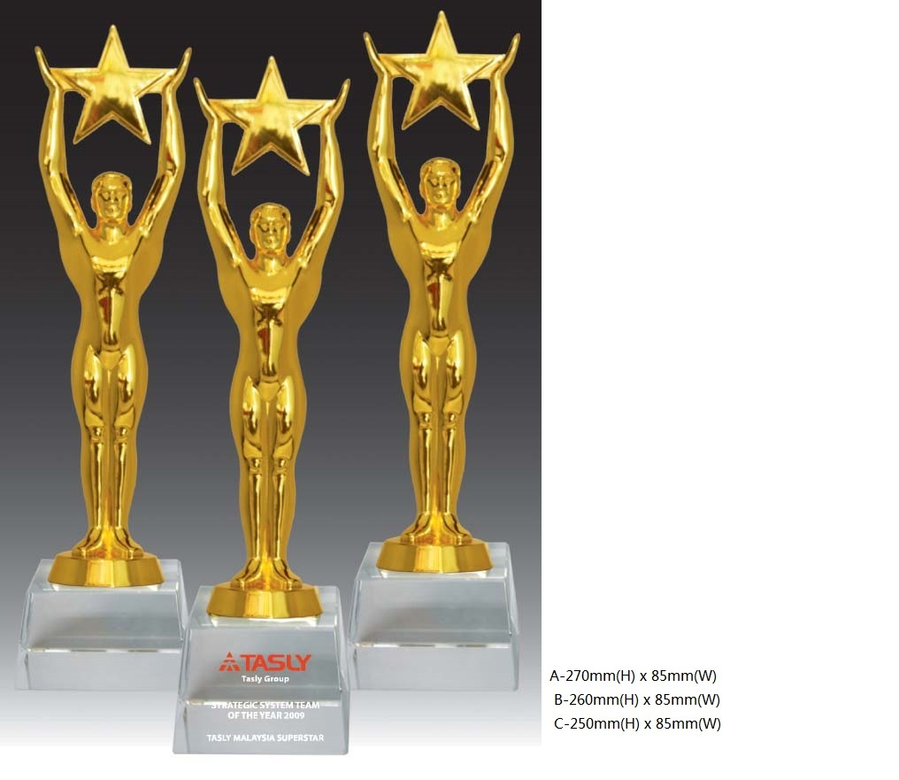 Hot Sale Resin Figure Trophy for Sports and Event