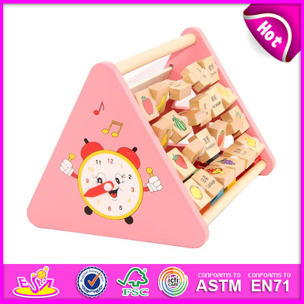 2014 Wooden Block Puzzle Toy for Kids, Wooden Toy Block for Children, Educational Wooden Blocks Set for Baby W12D008 Factory
