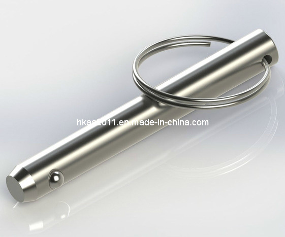 Galvanized Steel Trailer Self-Locking Hitch Pin with Ring