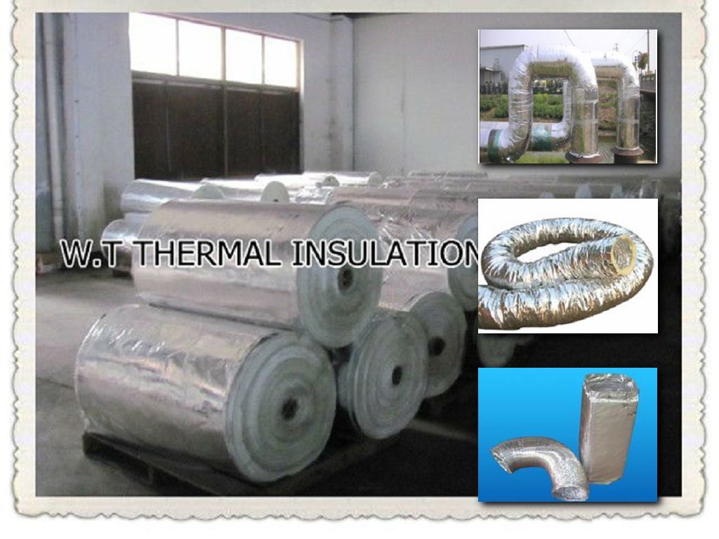 Duct Heat Insulation Material Radiant Barrier Fiberglass Cloth