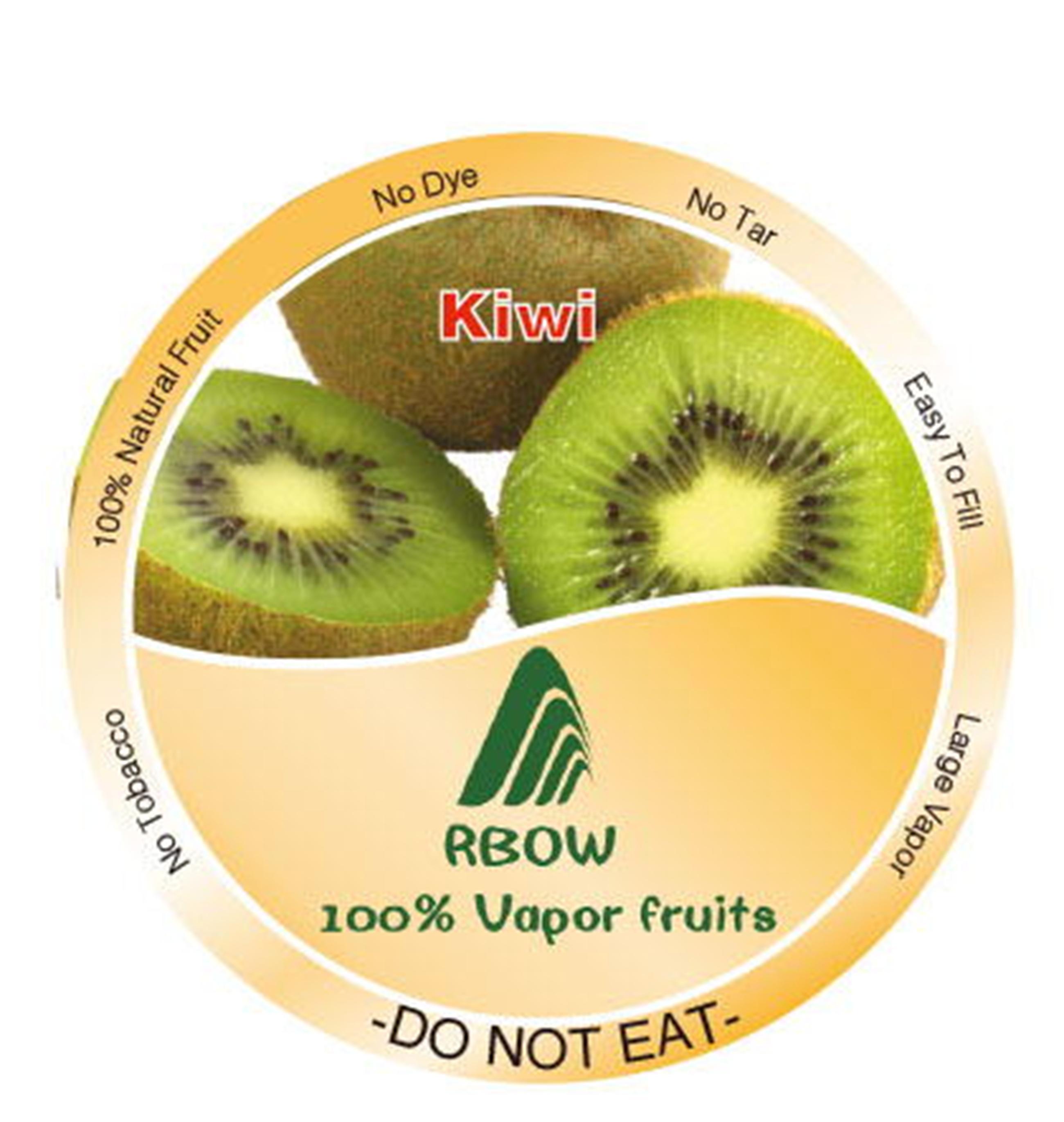 Tobacco and Nicotine Free Kiwi Flavor Fruit Shisha