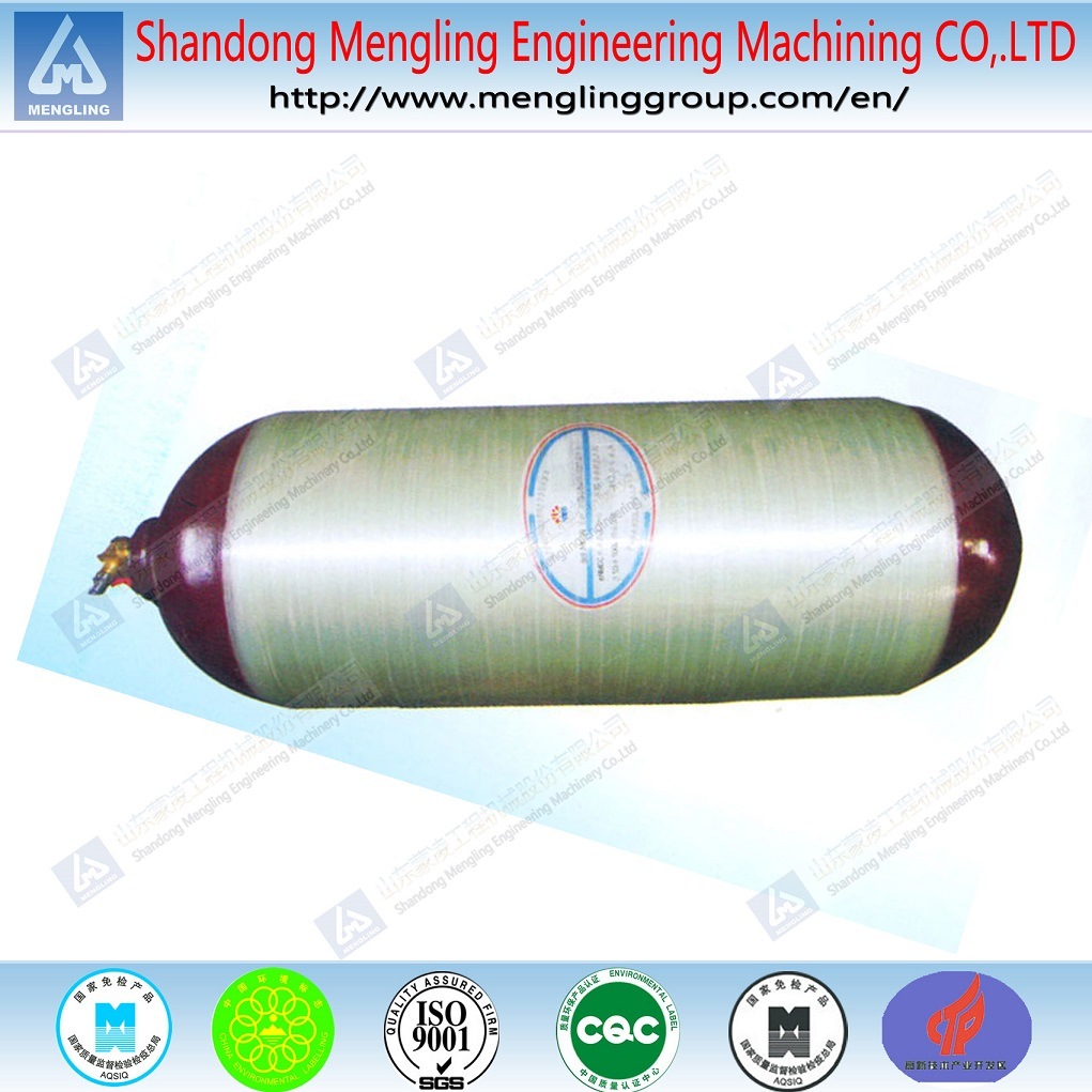 Single Head Steel Liner Wrapped CNG Gas Cylinder