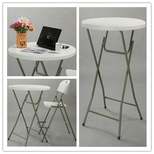 High Plastic Folding Table/Bar Table/Study Table/Outdoor Table (SY-81Y)