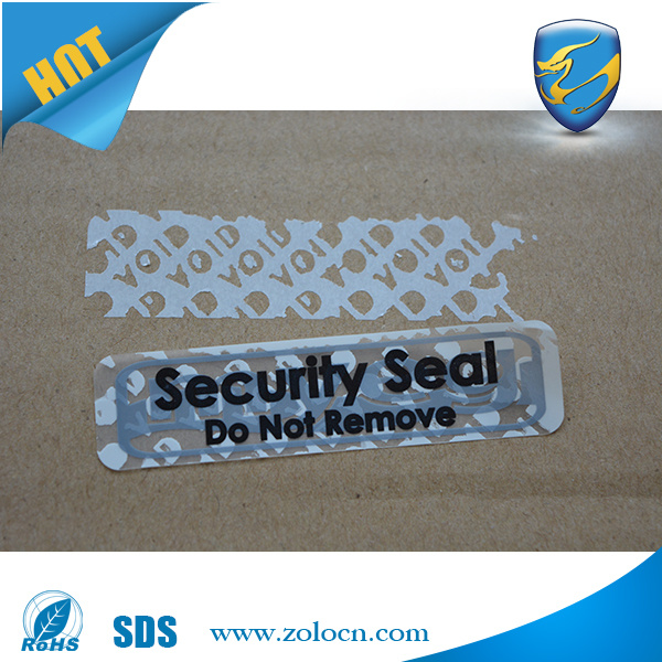 Seal Void Security Label, Tamper Evident Void Label