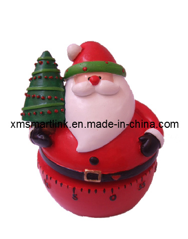 Christmas Santa Mechanical Kitchen Timer, Christmas Countdown Timer, Cooking Timer