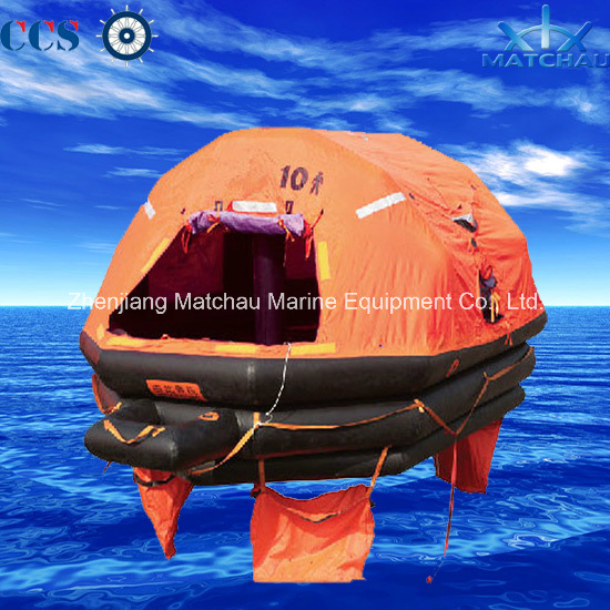 Throw Overboard Self-Righting Inflatable Life Raft with 125 Persons Capacity
