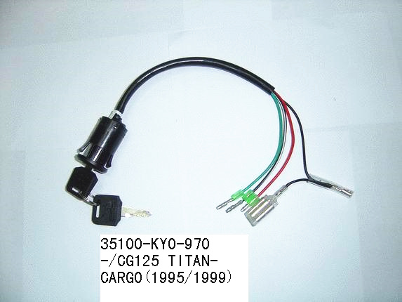 Motorcycle Ignition Switch (CG125 TITAN-CARGO (1995/1999)) Ql002