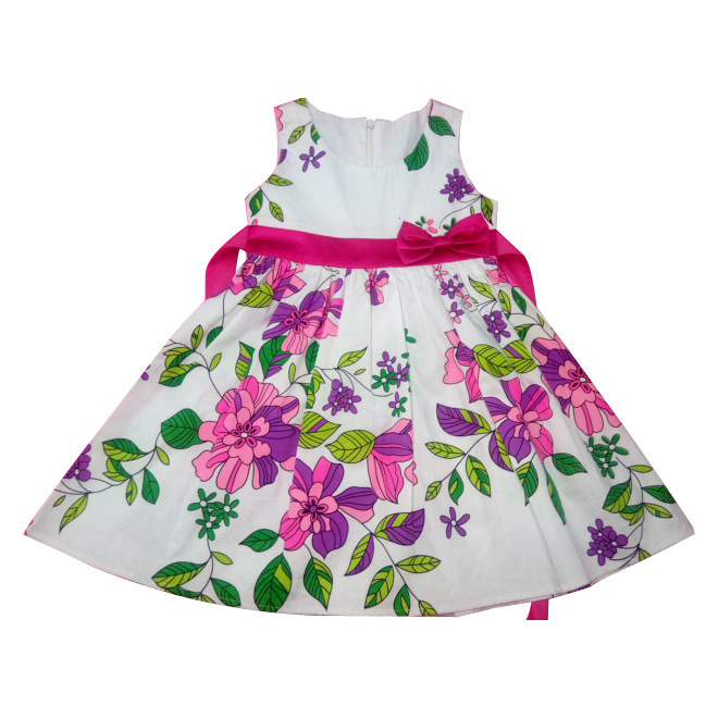 Girl Cotton Dress/Flower Girl Dress/Children Clothing