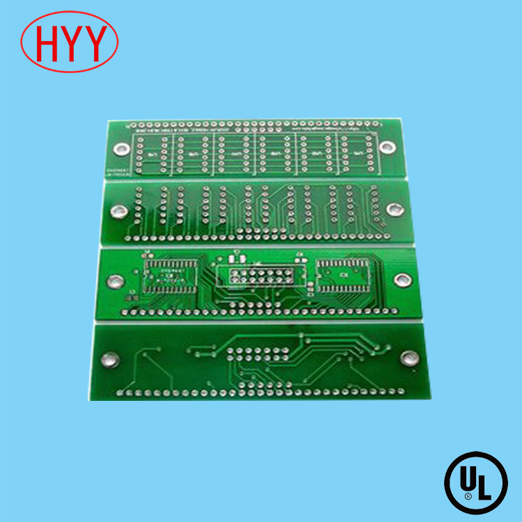 Prototype Printed Circuit Board with Electronic