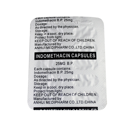 Indomethacin Capsule 25mg GMP Medicine